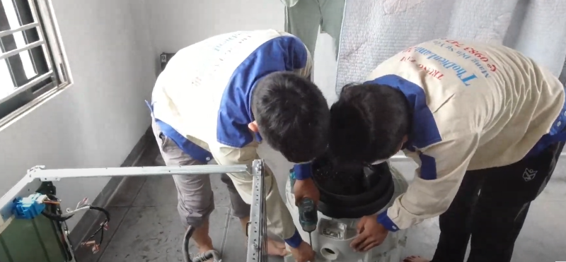 Bảng giá tham khảo dịch vụ sửa máy giặt tại Tô Hiệu
