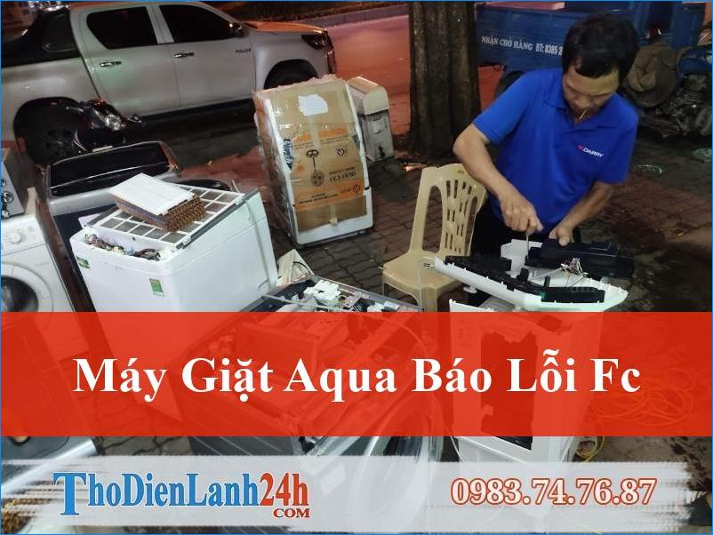 Khắc phục lỗi FC máy giặt Aqua triệt để từ chuyên gia